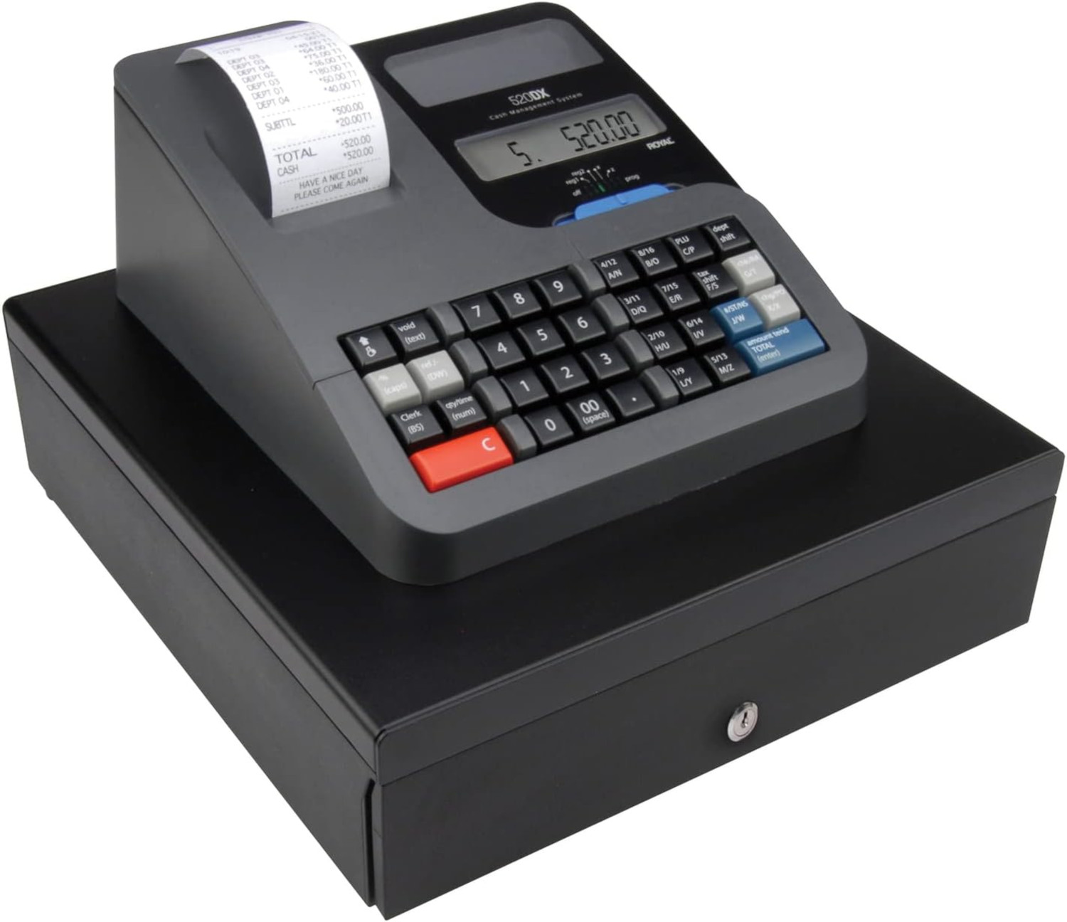 Royal battery operated clearance cash register