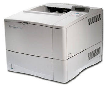 how to setup hp laserjet 4100 series printer on network